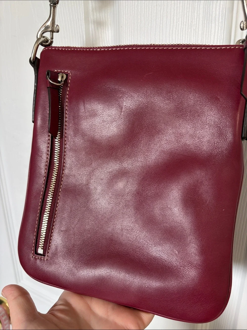 Coach Hampton Vintage Burgandy Crossbody